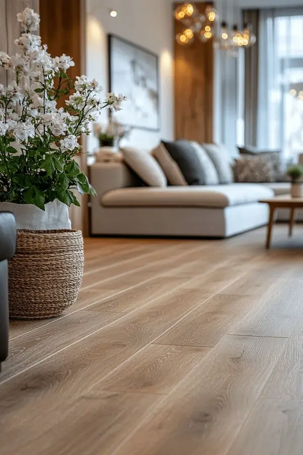 کفپوش چوبی نسکافه ای