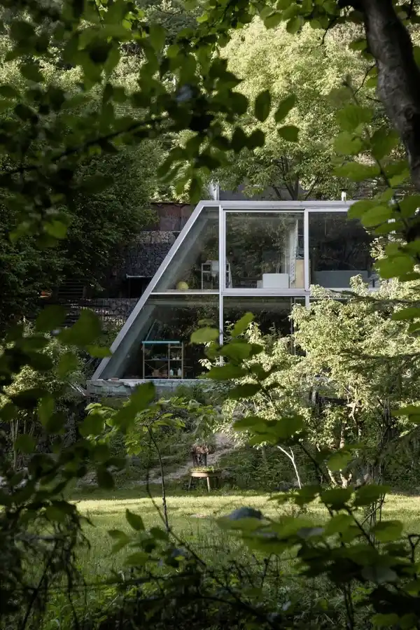 پلان خانه ذوزنقه