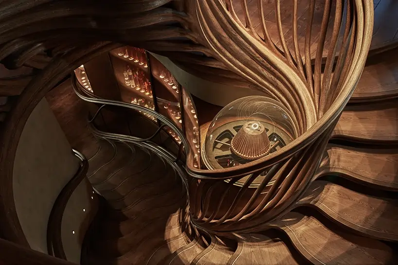 طراحی پله مارپیچ