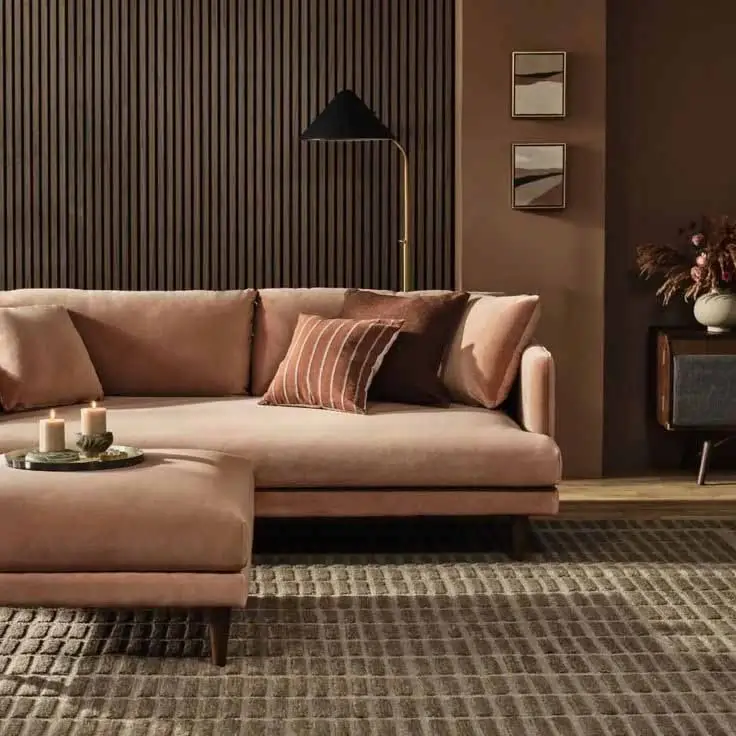 دیوار رنگ موکا