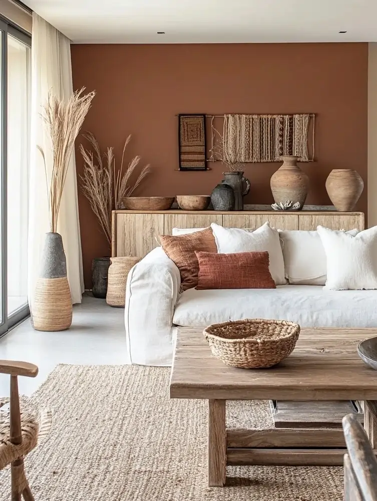 دکوراسیون رنگ موکا