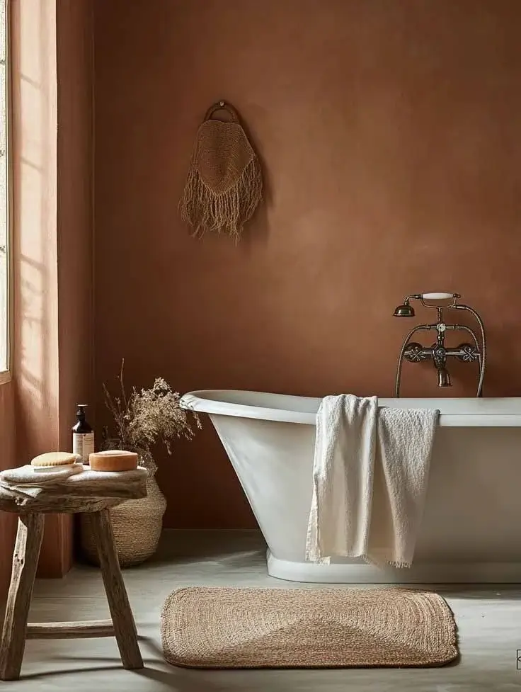 حمام رنگ موکا