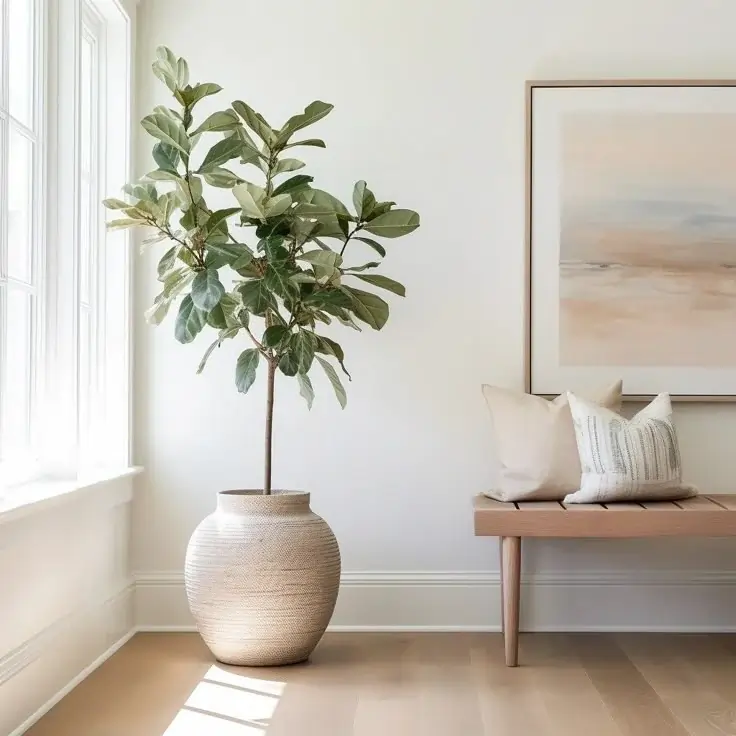 گیاهان در خانه مینیمال