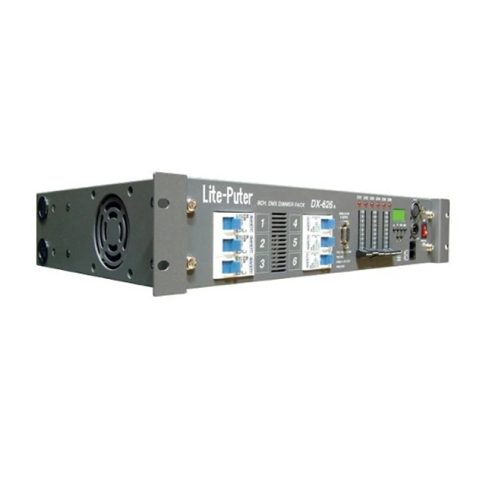 دیمر نور ۶ کانال LitePuter DX-626 | کنترل دقیق روشنایی برای سالن و استودیو