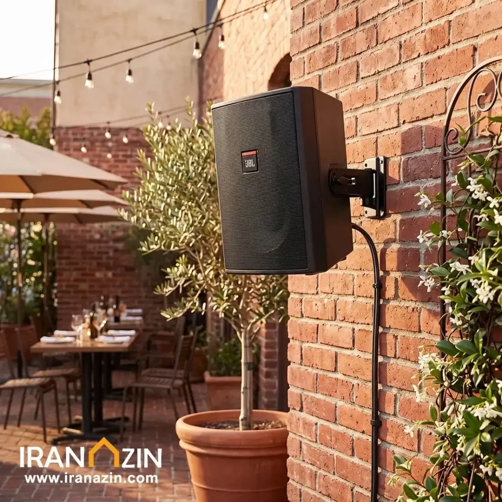 بلندگو jbl control 25 در رستوران