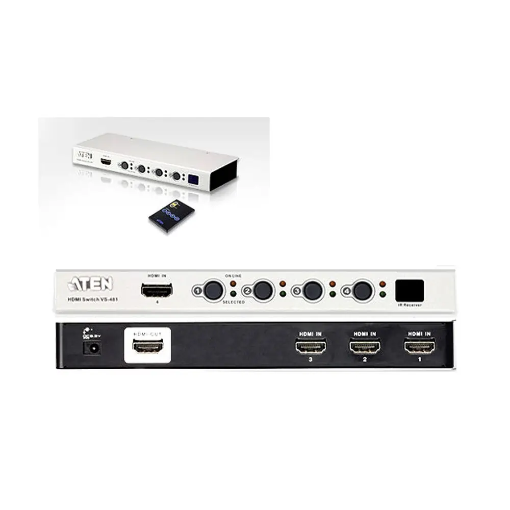 4port-hdmi-switcher-vs481 سوئیچر hdmi aten vs481