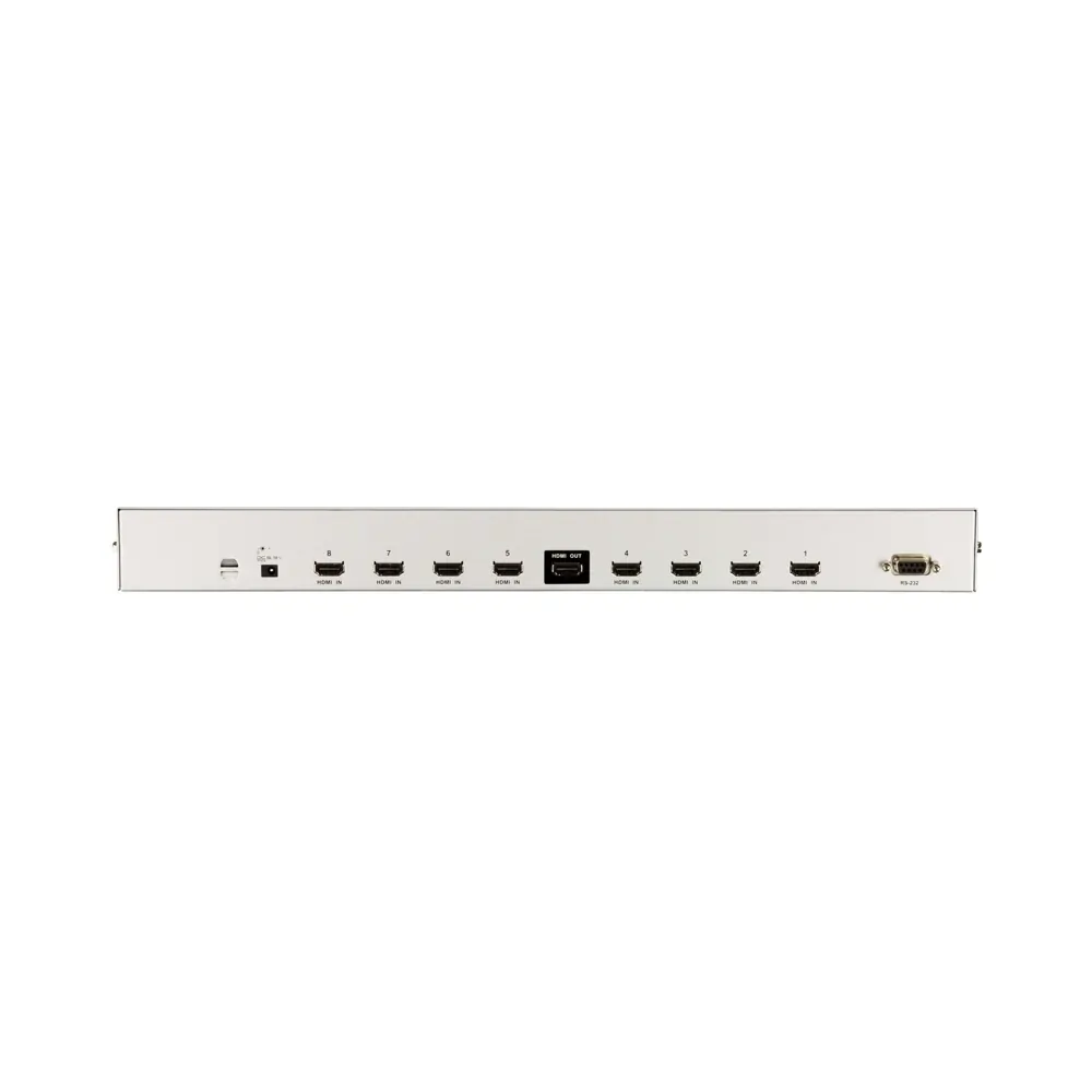 نمای پشت سوئیچر تصویر hdmi aten vs0801h