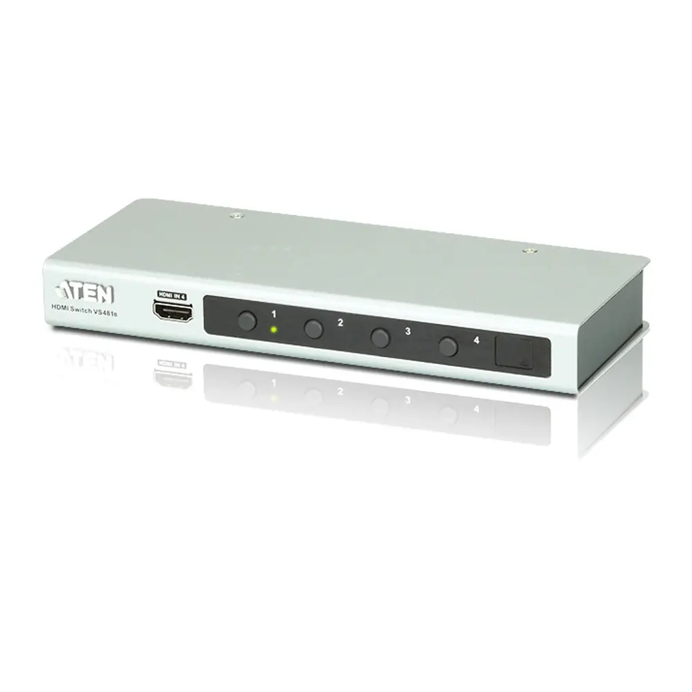 سوئیچر HDMI ATEN مدل VS481 |  دارای 4 پورت HDMI | پشتیبانی 4K و صدای دیجیتال