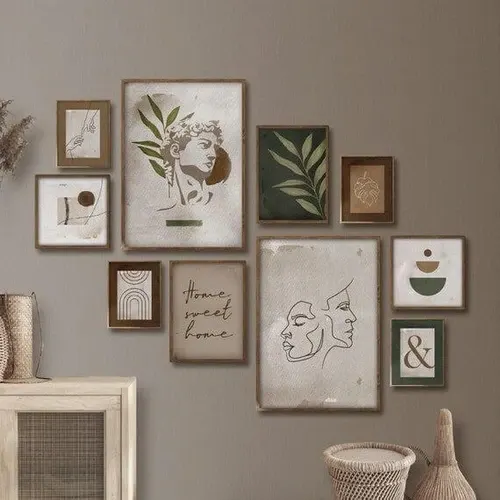 جلوهای نو با تابلوهای مدرن روی دیوار