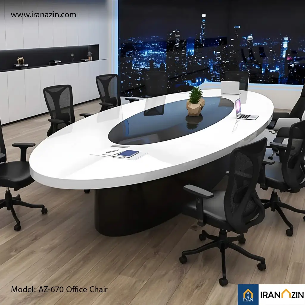 صندلی اداری ایران آذین مدل az670