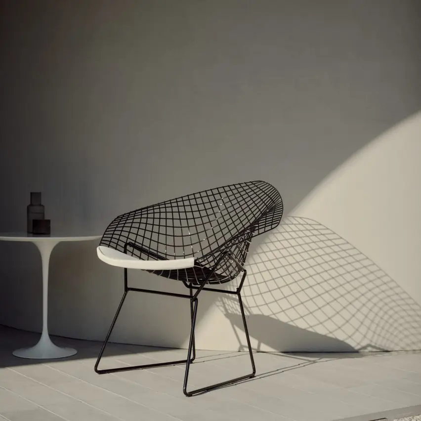 صندلی Diamond Chair اثر هری برتویا
