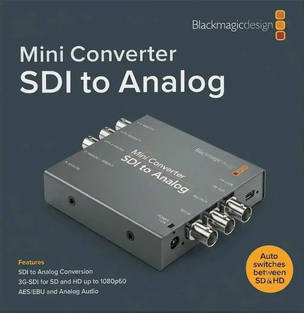 جعبه مبدل بلک مجیک sdi to analog